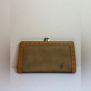 Chloé Canvas/Leather Clutch Bag